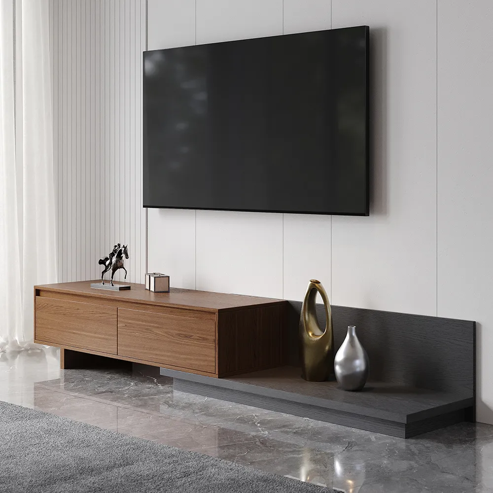 Fero Minimalist Retracted & Extendable TV Stand