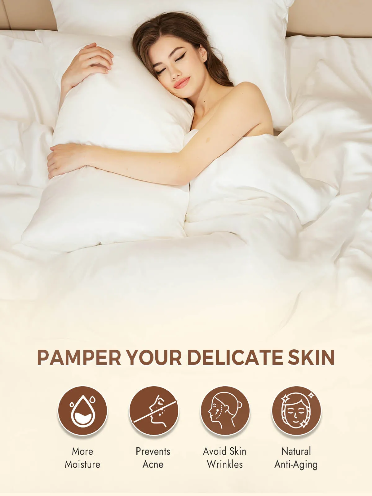 19Momme 100% Mulberry Silk Pillowcase - Envelope Closure — image 4