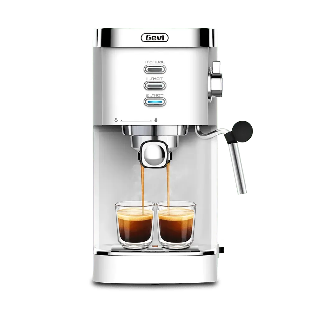 GEVI Espresso and Cappuccino Maker with Milk Frother and Steam Wand ECME0