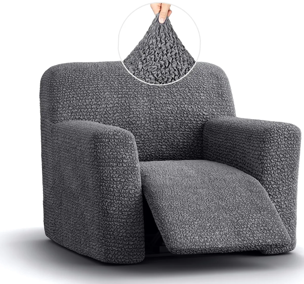 Recliner Chair Slipcover - 1-Piece Furniture Protector - Form Fit, Machine Washable -MicrofibraCollection — image 15