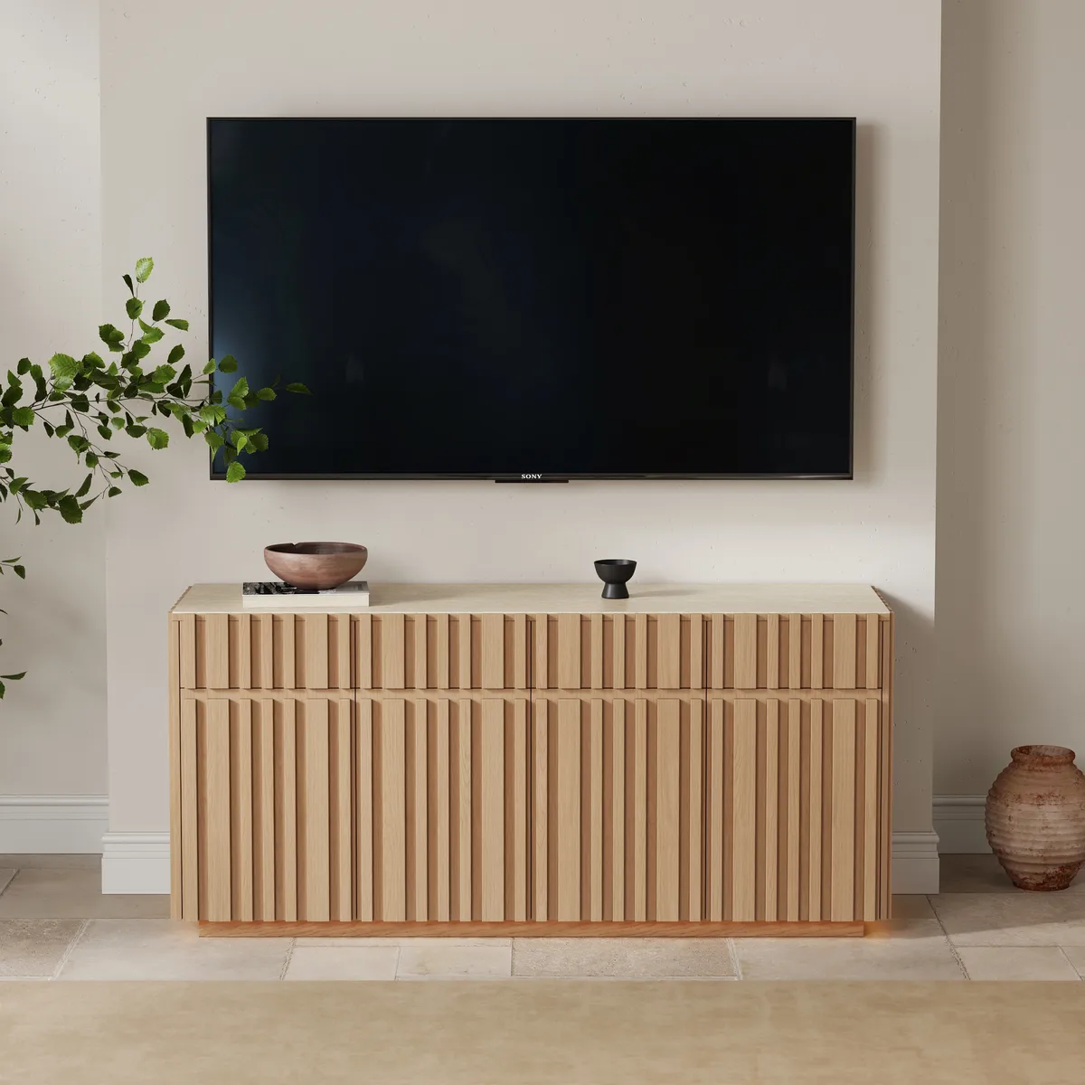 Aura 65" Ash Wood Slatted — image 14