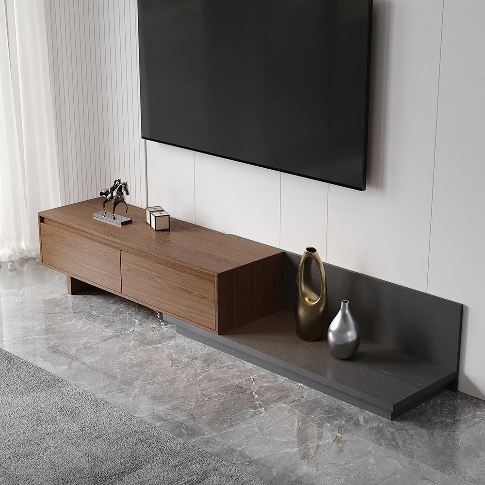 Fero Minimalist Retracted & Extendable TV Stand — image 4