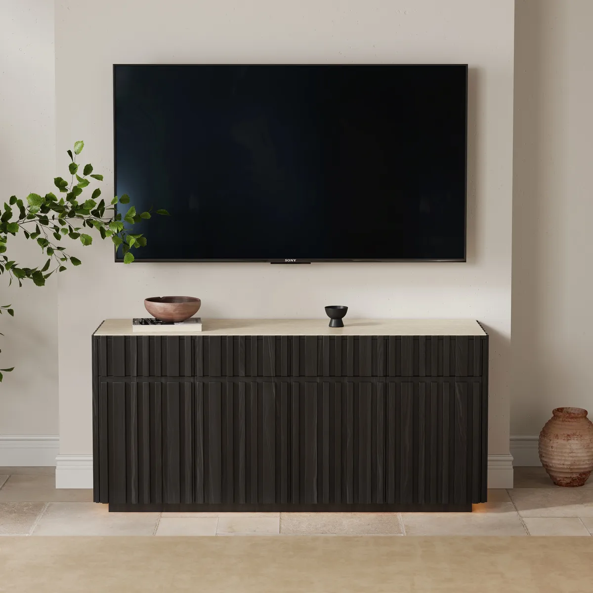 Aura 65" Ash Wood Slatted — image 3