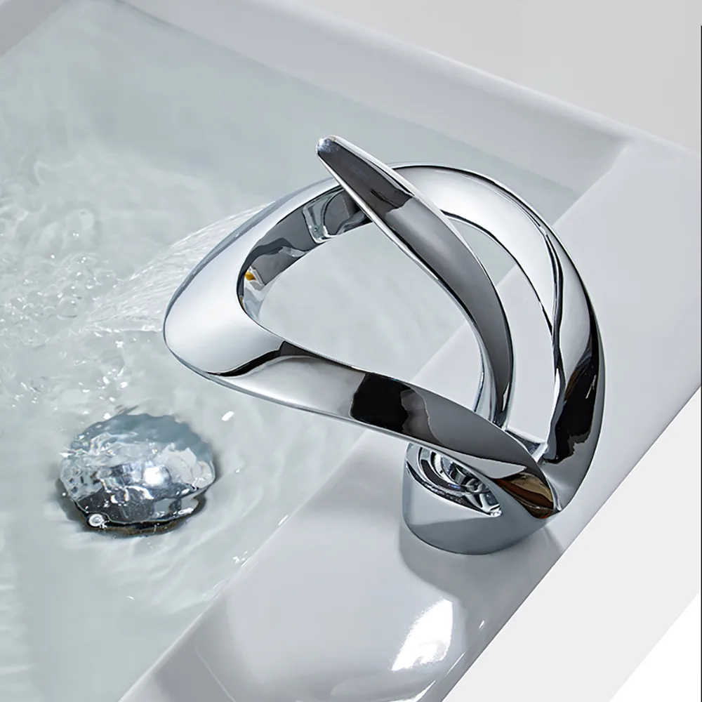 Waterfall Bathroom Sink Faucet — image 14