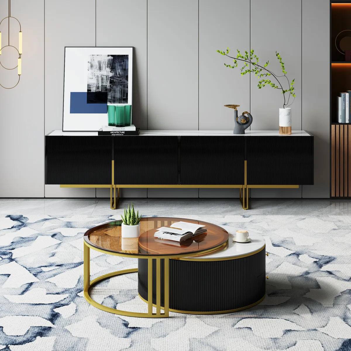 Grovyn Modern Nesting Sintered Stone Top — image 7