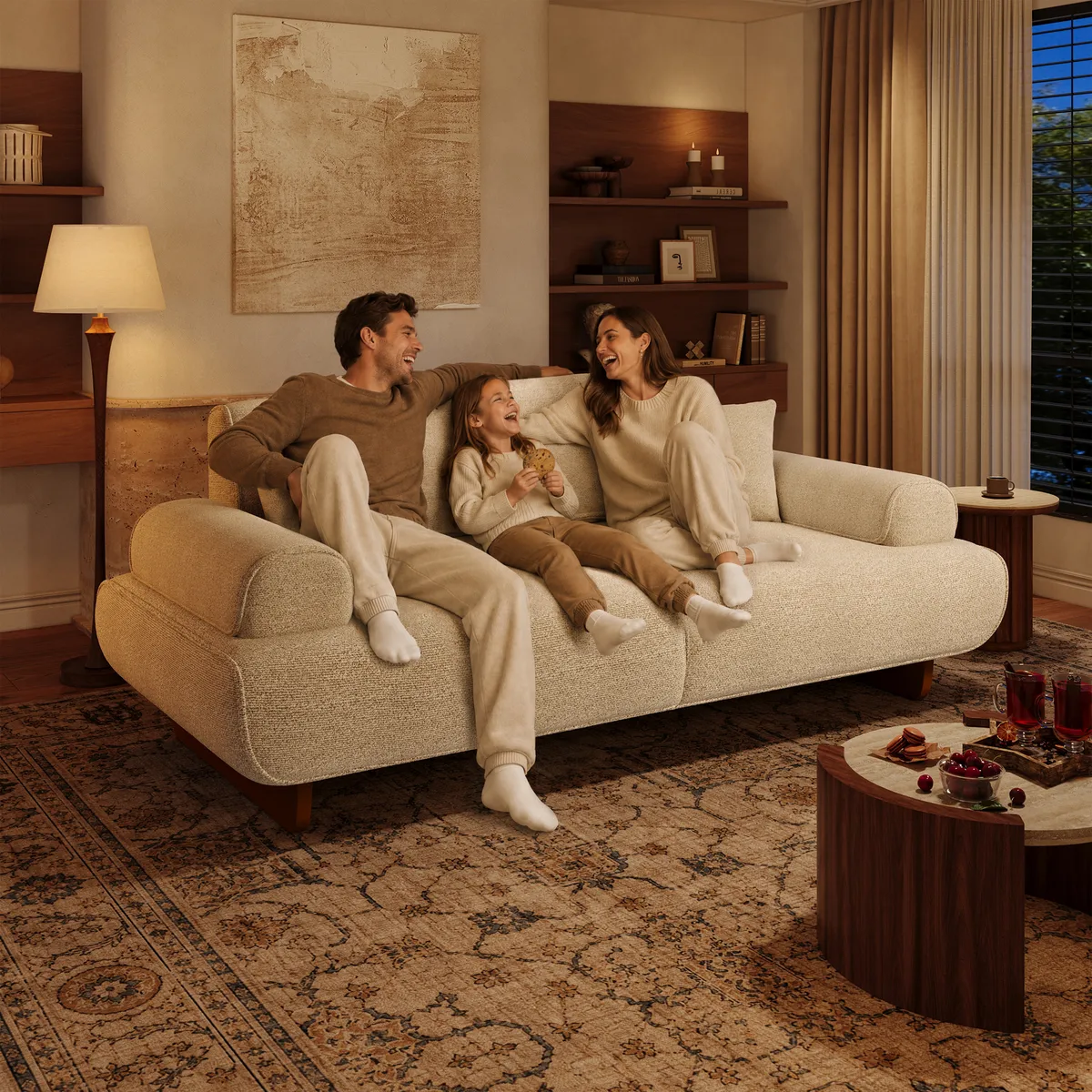 Performance Chenille Adjustable Backrest Sofa — image 2