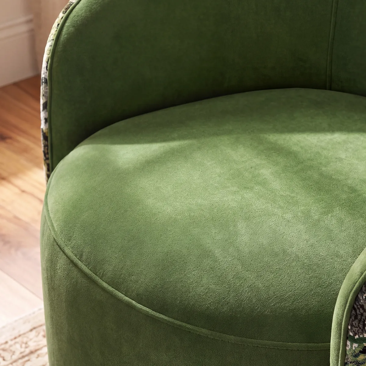 Performance Velvet 360° Swivel Barrel Accent Chair — image 6