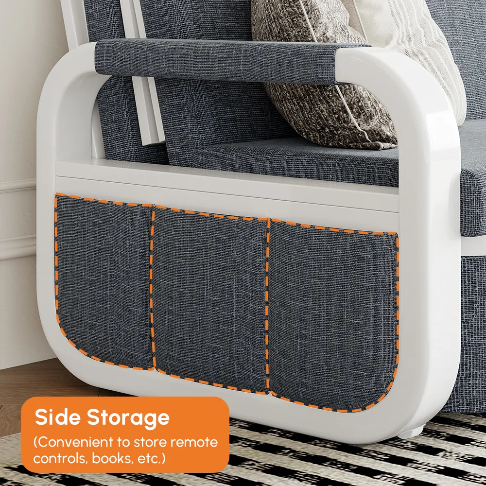 Deep Gray Queen Size Daybed with Storage & Trundle — image 9