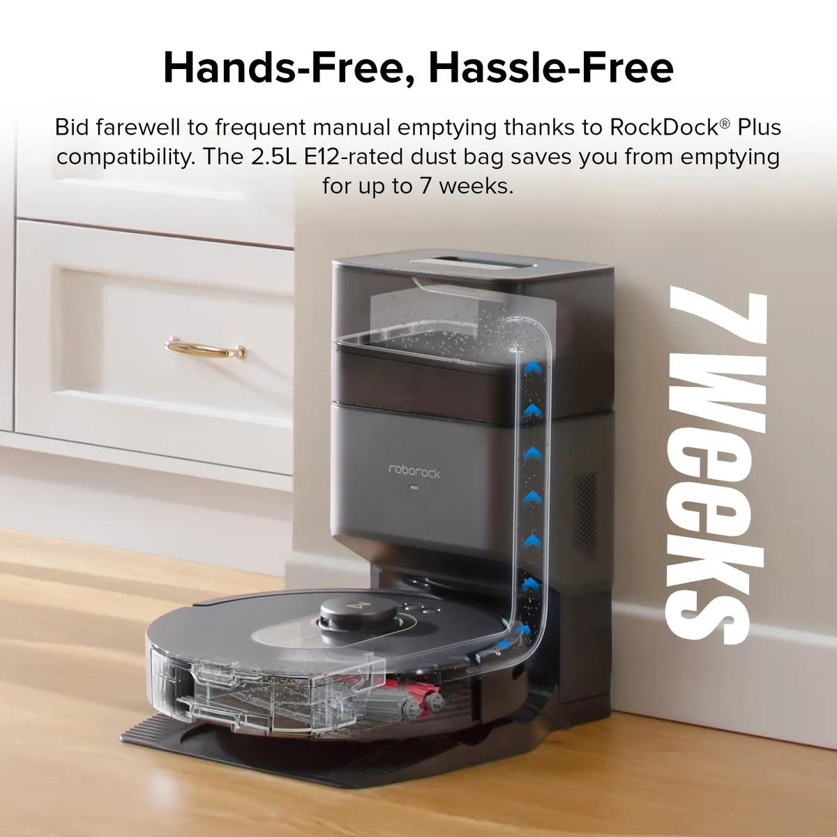 Roborock Q5 DuoRoller+ Robot Vacuum Cleaner with Auto-Empty Dock — image 3