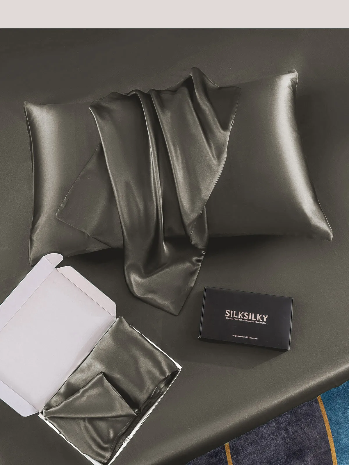 100% Mulberry Silk Pillowcase with Envelope Closure — image 5