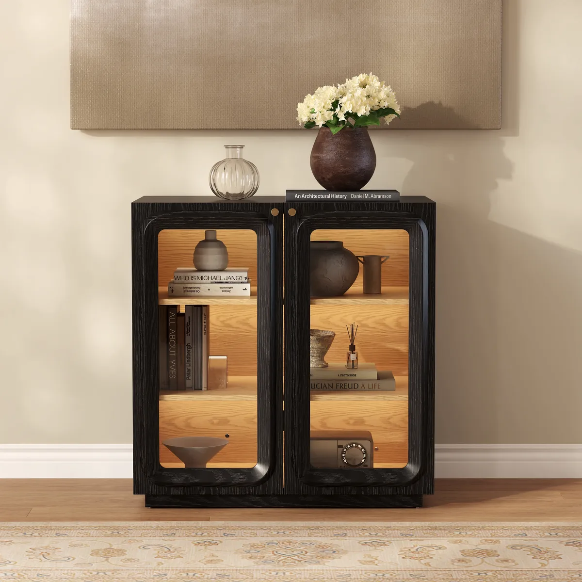 94" TV Stand with Chest Cabinet with Storage — image 3