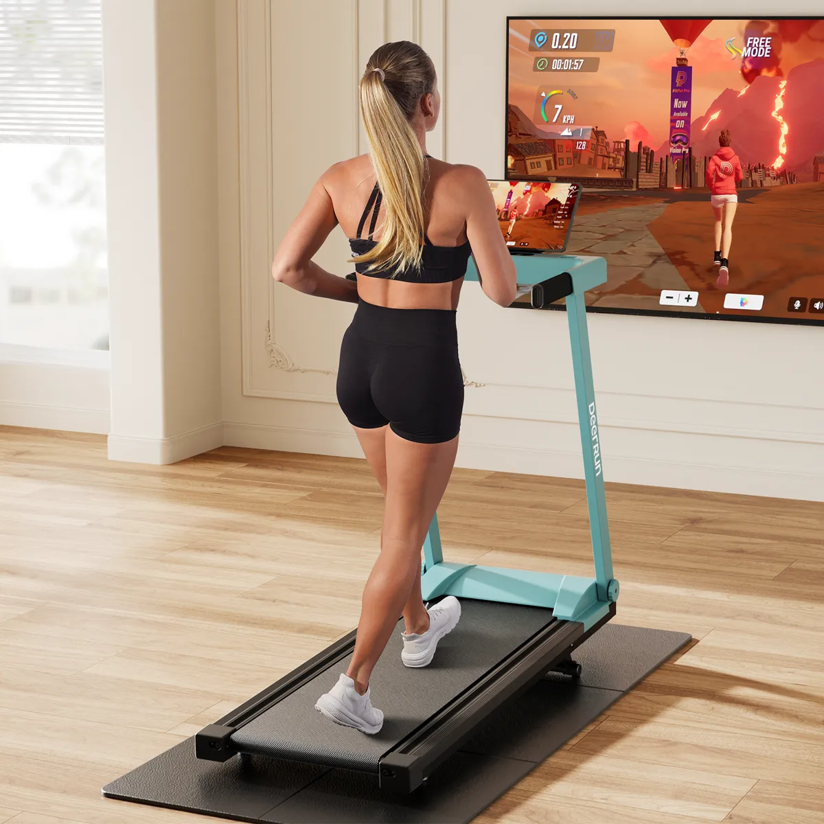 All-New 2026 A1 Pro Move+ 6% Incline Foldable Treadmill——Upgraded Chip & NFC Support | 350Lbs, 10mph — image 16