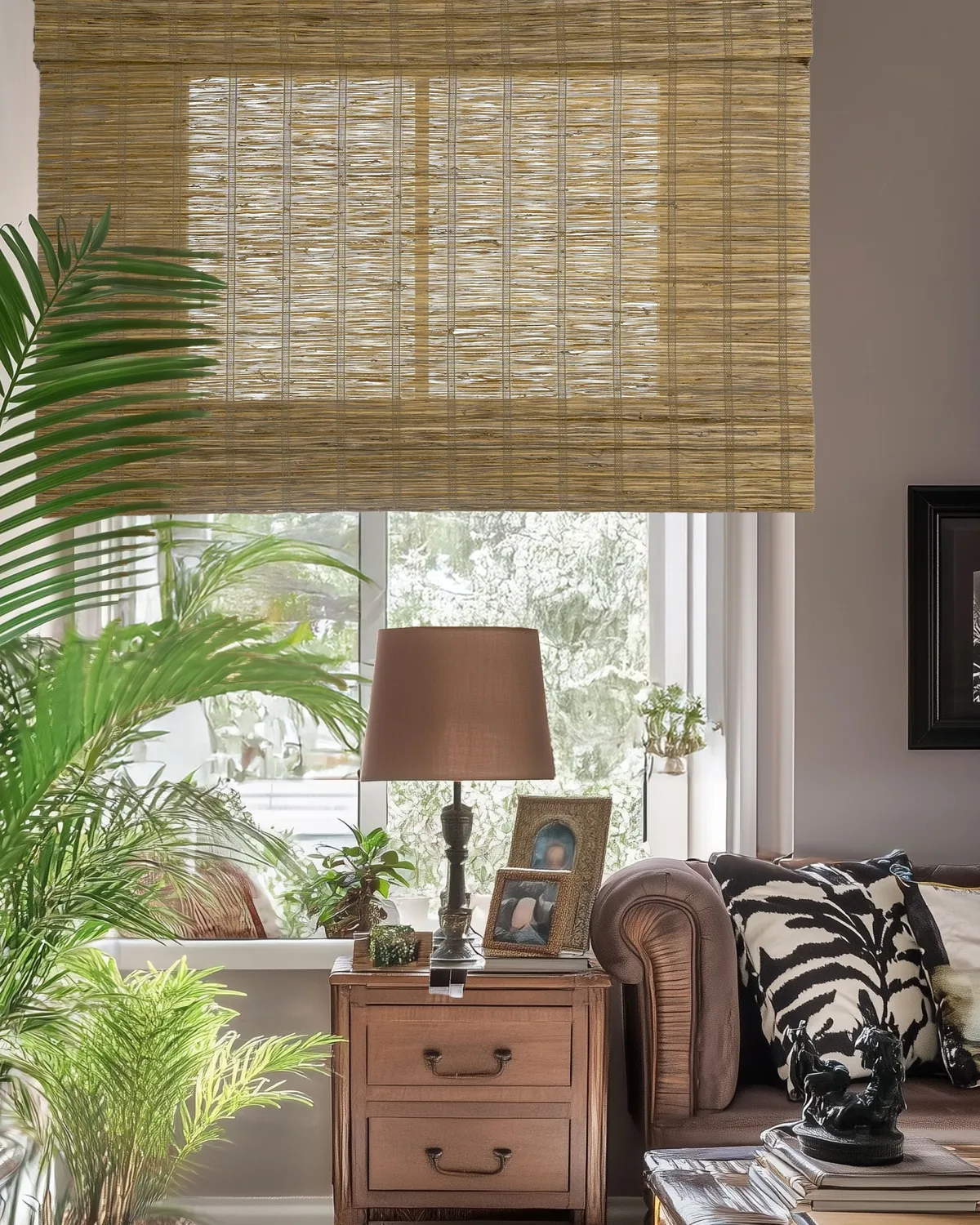 Rumi Jute Woven Shade - Straw — image 3