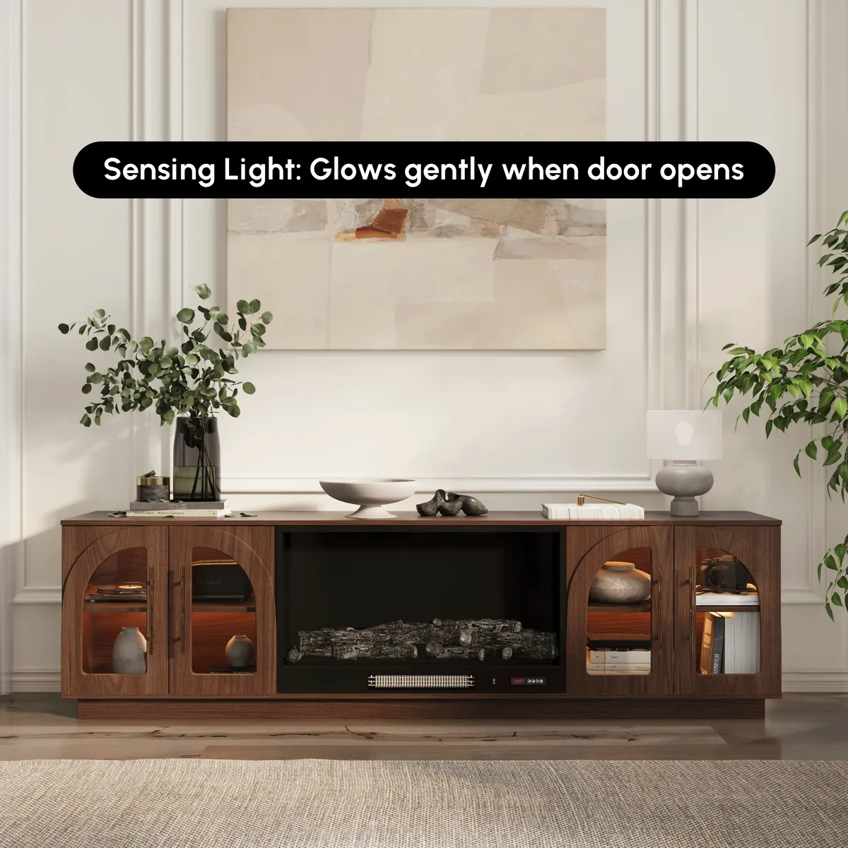 Arune 80" Arched Glass Doors — image 6