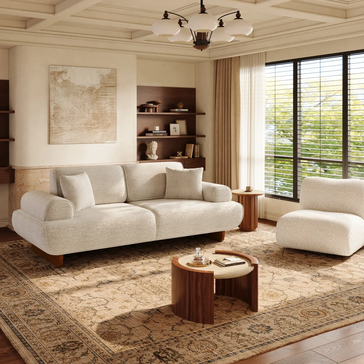 Performance Chenille Adjustable Backrest Sofa — image 5