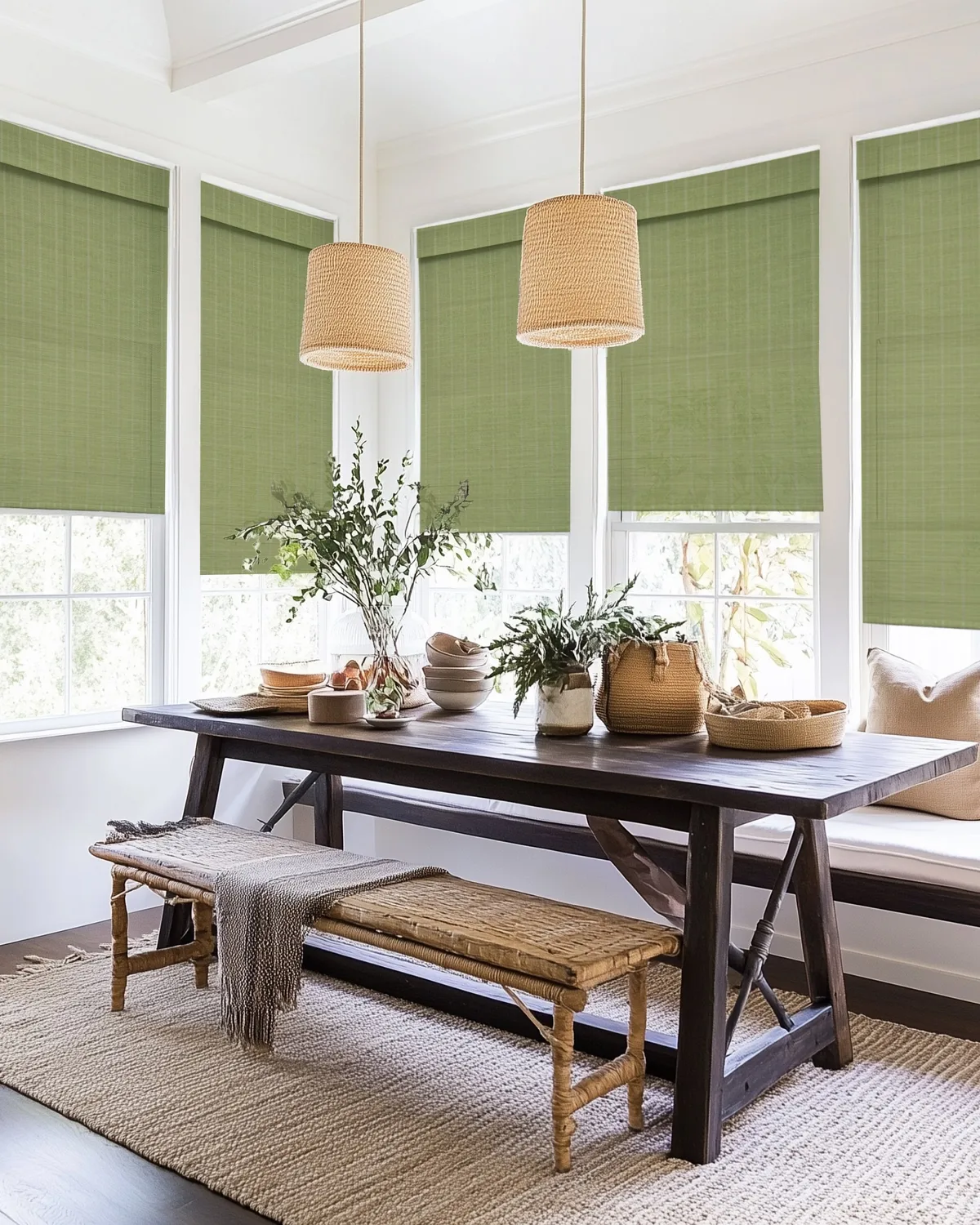 Hana Bamboo Woven Shade - Tan — image 9