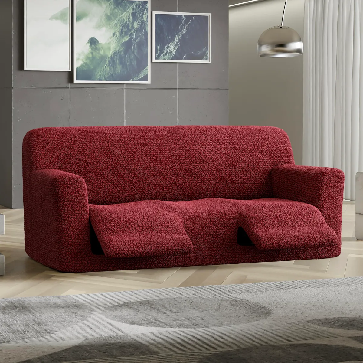 Recliner Sofa Slipcover - 1-Piece Furniture Protector - Form Fit, Machine Washable -MicrofibraCollection — image 14