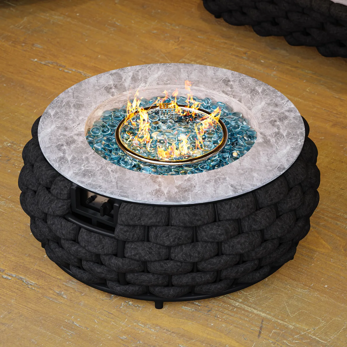 Cocaro Outdoor 27" Propane Smokeless Round Fire Pit Table — image 21