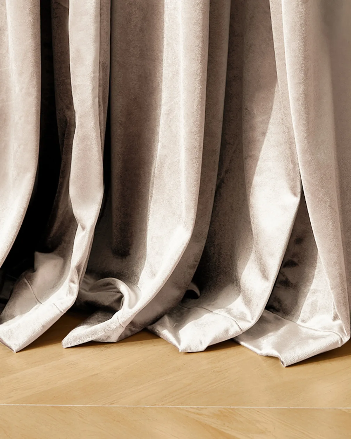 Moonlit 4 Layers Heavyweight Soundproof Thermal 100% Blackout Velvet Custom Curtain — image 3