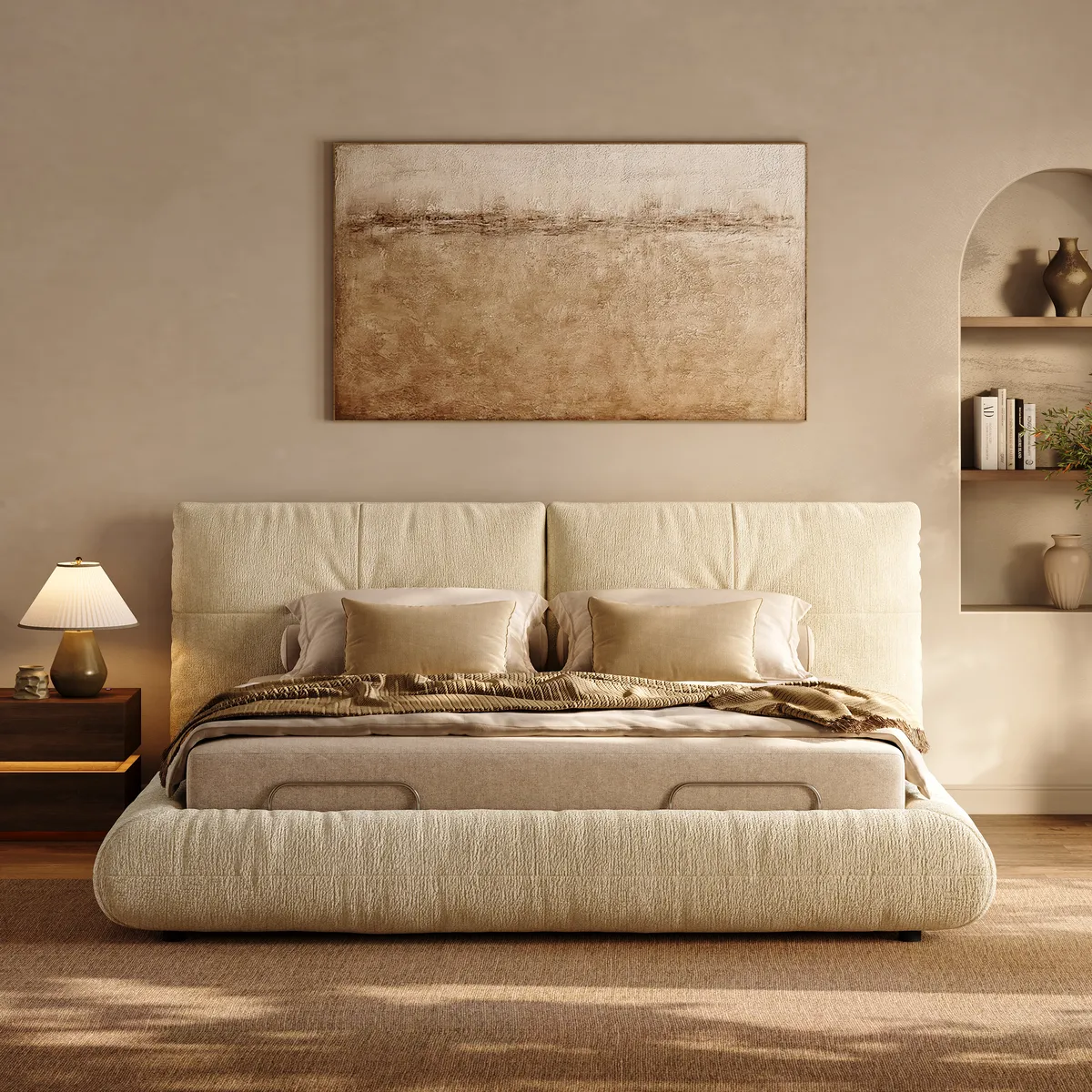 Florvia Performance Chenille Smart Bed Set with Adjustable Base, Massage & Zero Gravity — image 7