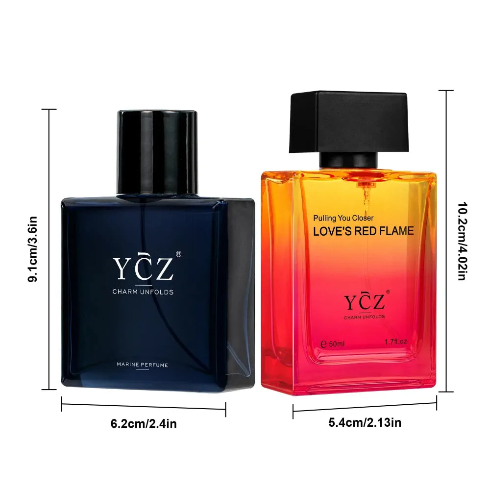 Men's Fragrance Duo | 2 x 50 mL / 1.7 fl oz | Marine Perfume & Love's Red Flame — image 3