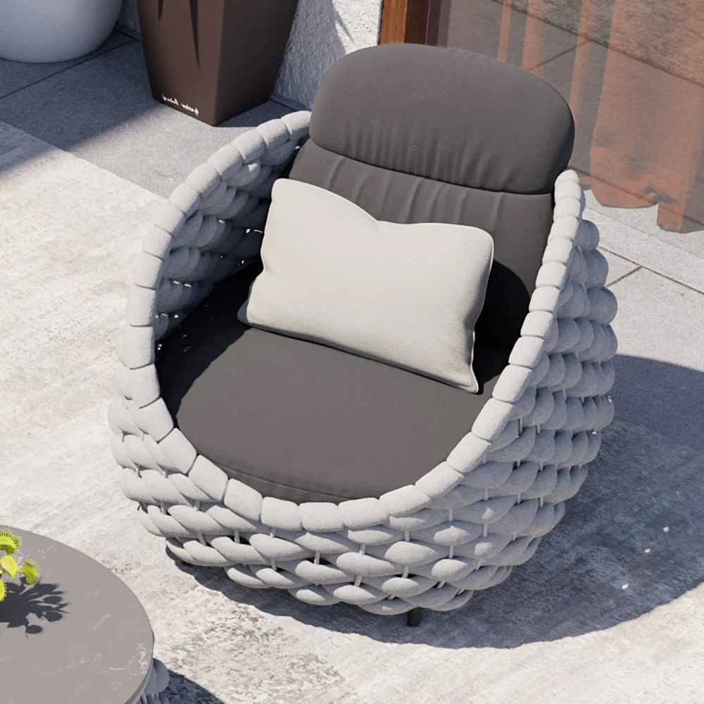 Cocaro Outdoor Aluminum & Rope Weave