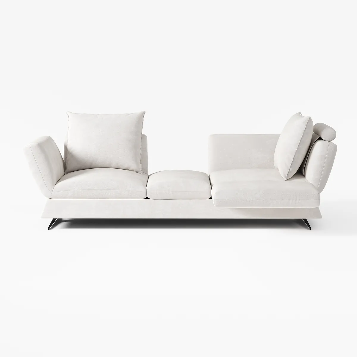 84" Rotatable Convertible Sleeper Sofa Cotton & — image 9