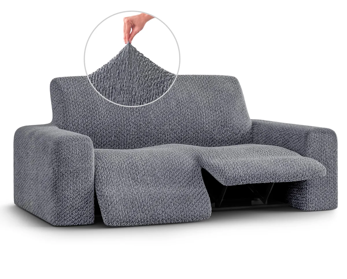 Recliner Loveseat Slipcover - 1-Piece Furniture Protector - Form Fit, Machine Washable -VelvetCollection — image 6