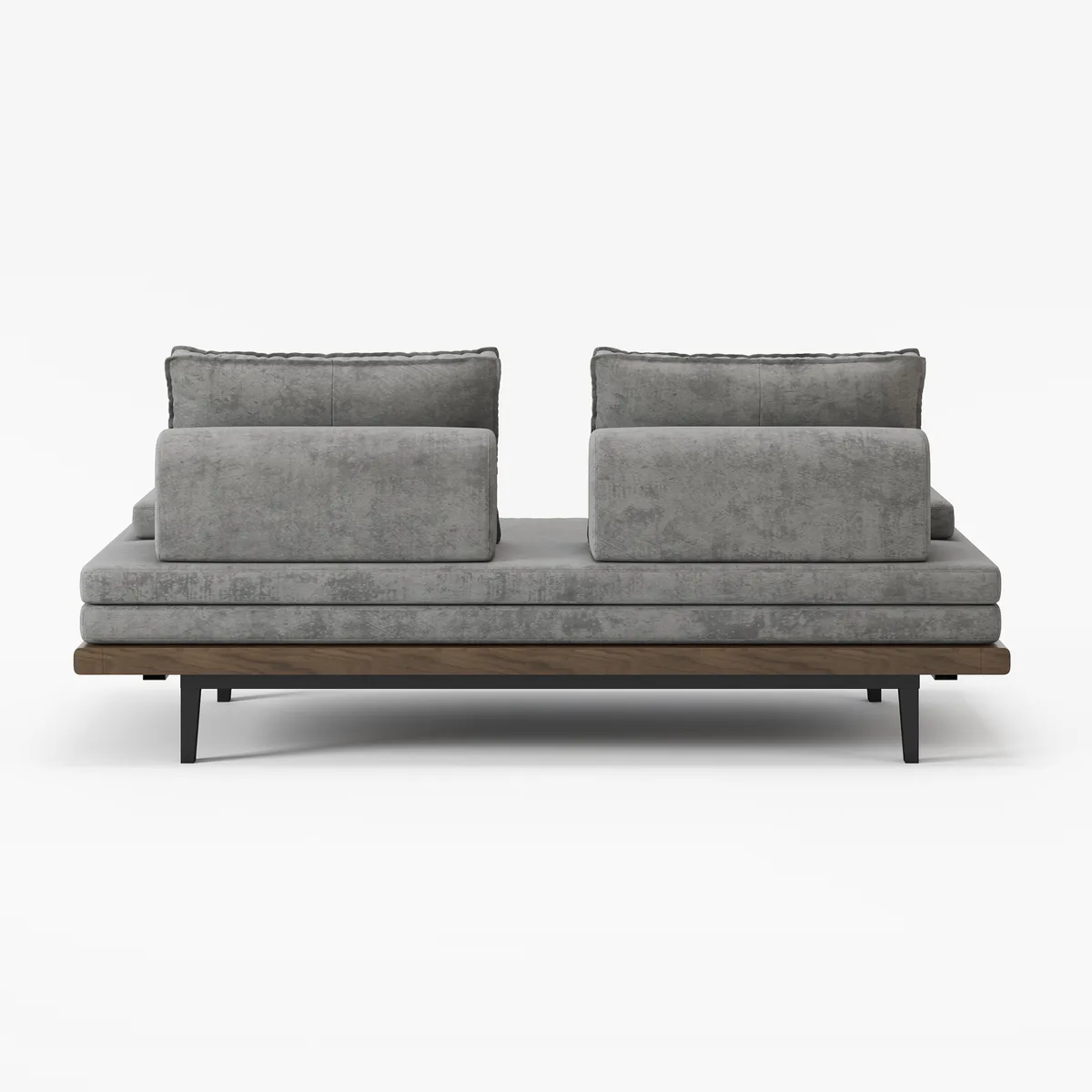 Full Size Daybed Futon Bed Cotton & Linen Convertible Sofa Bed — image 20