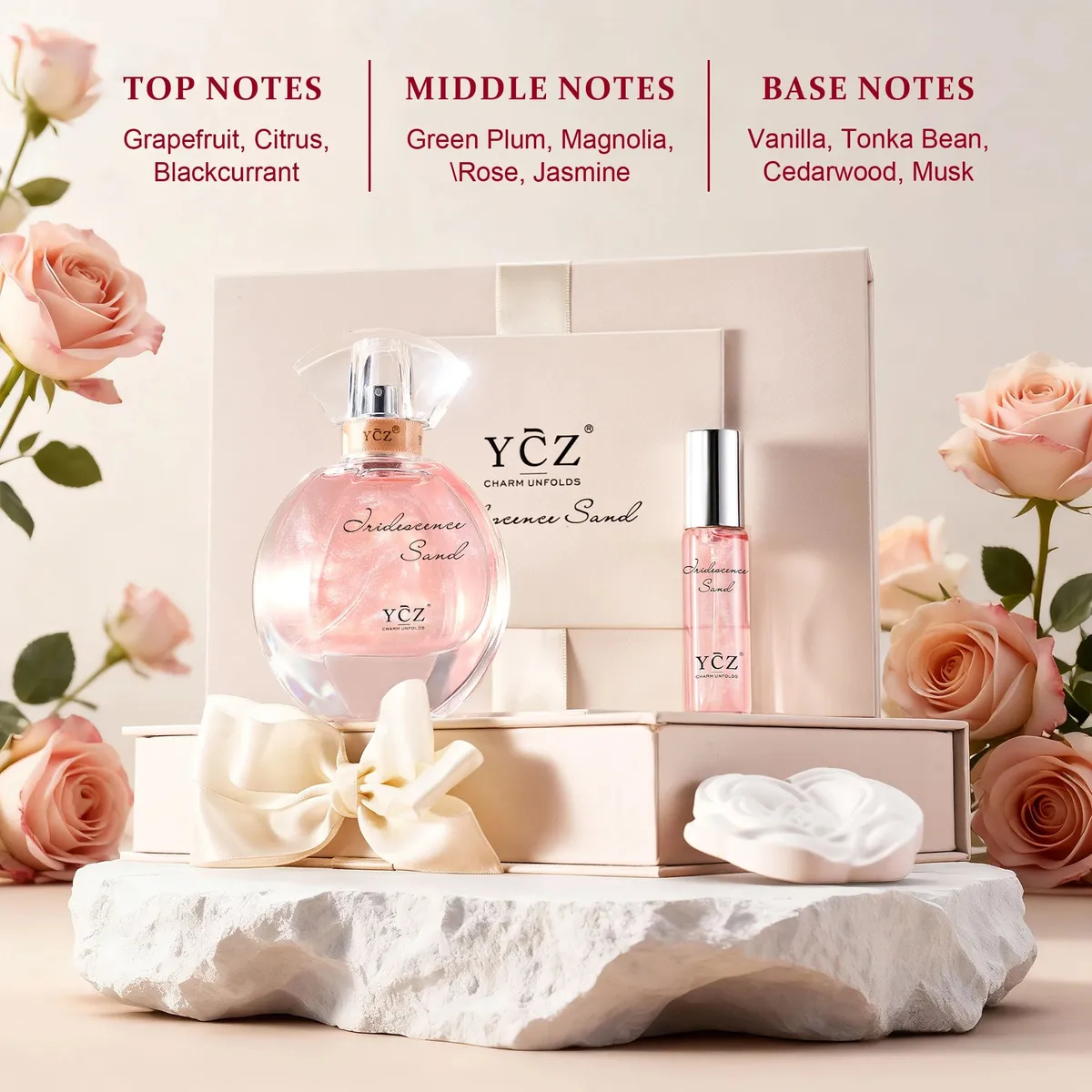 Golden Sand Women's Perfume Gift Set | 3-Piece Fragrance Gift Set | Floral Oriental Fragrance — image 5