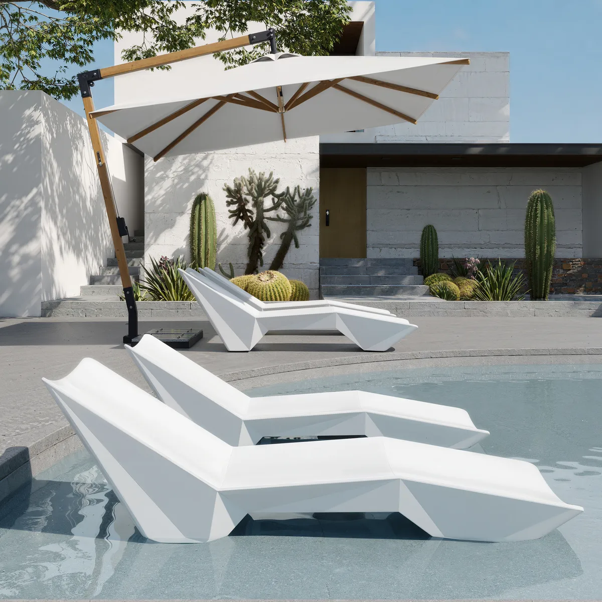 Outdoor Weather-Resistant Pool Chaise Lounge — image 5