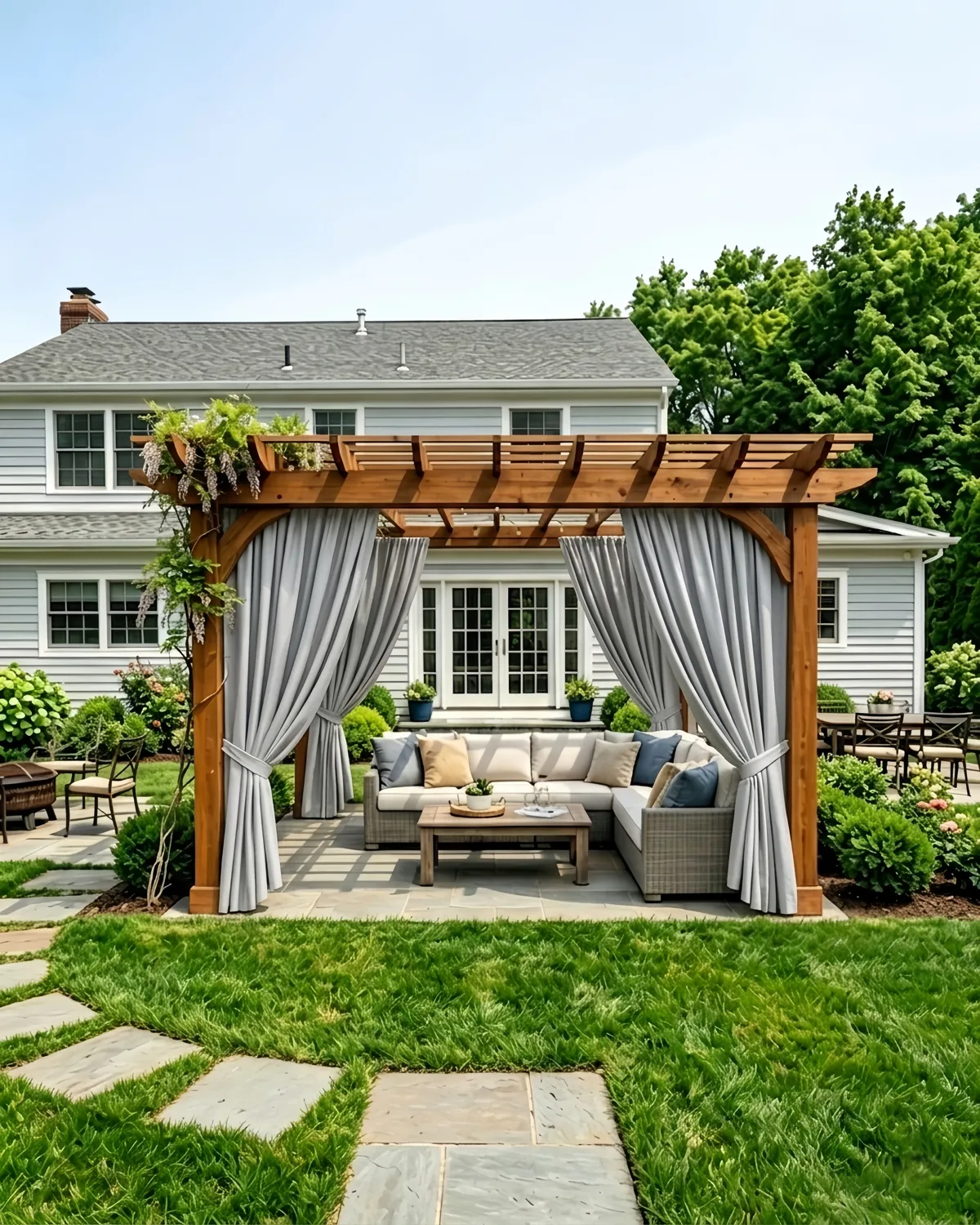 Aquashield™ Waterproof Lightweight Custom Outdoor Curtain — image 3