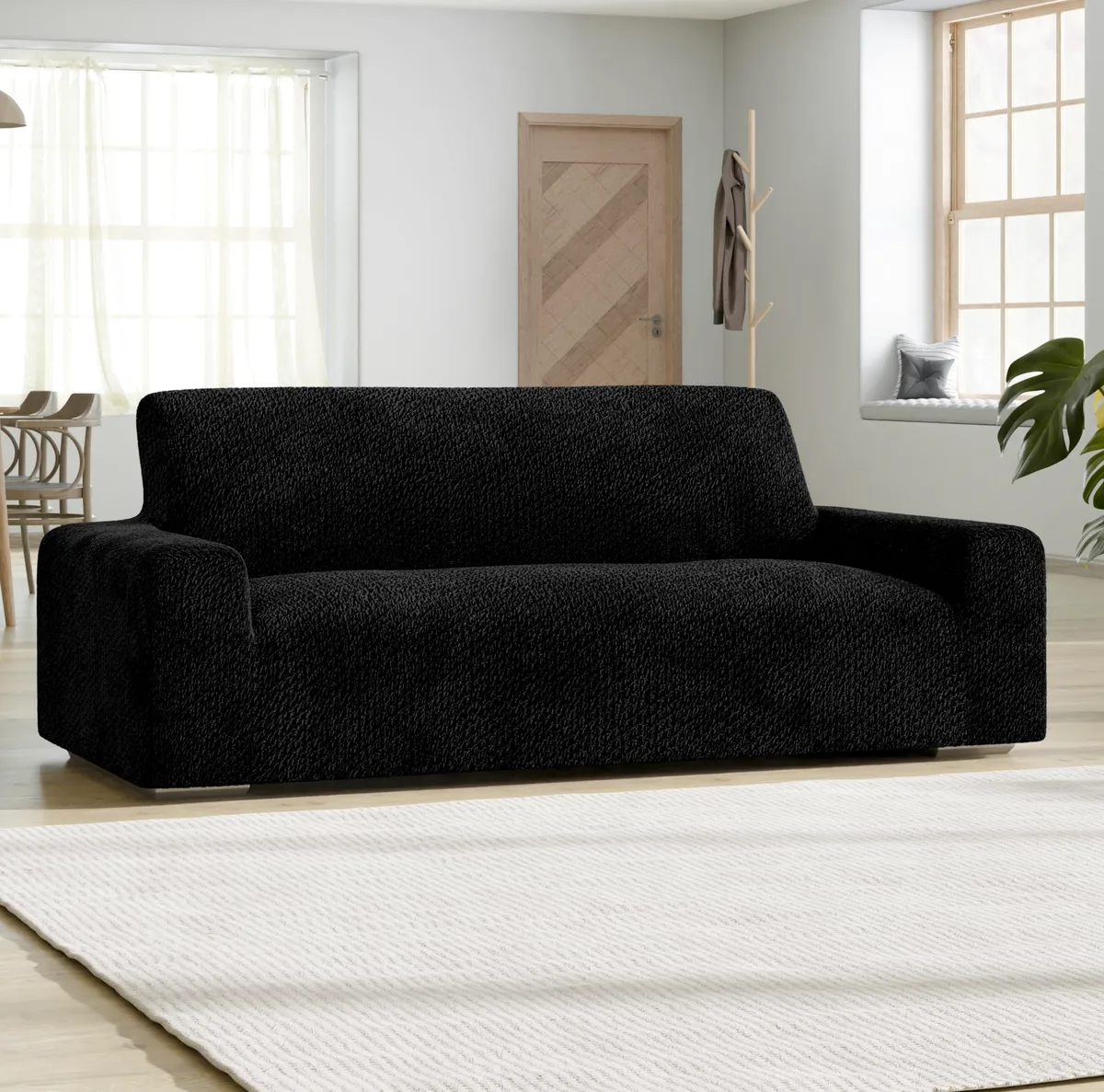 Sofa Slipcovers - 1-Piece Furniture Protector - Form Fit, Machine Washable -VelvetCollection — image 4