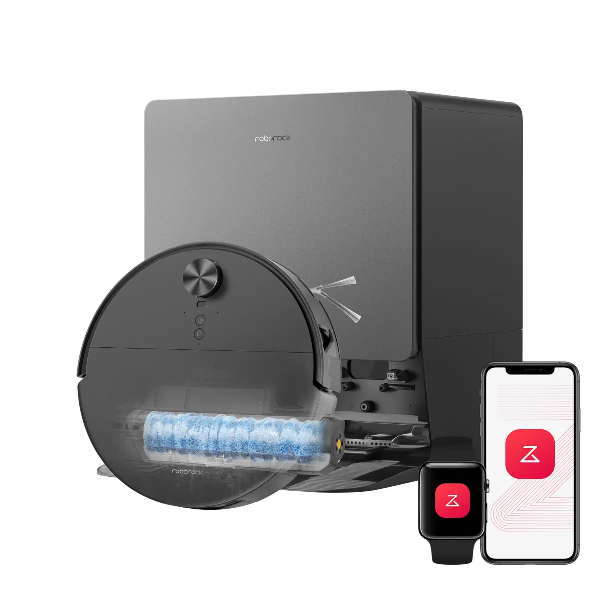 Roborock Saros 20 Flow - SpiraFlow? 2.0 Pressurized Self-Cleaning System