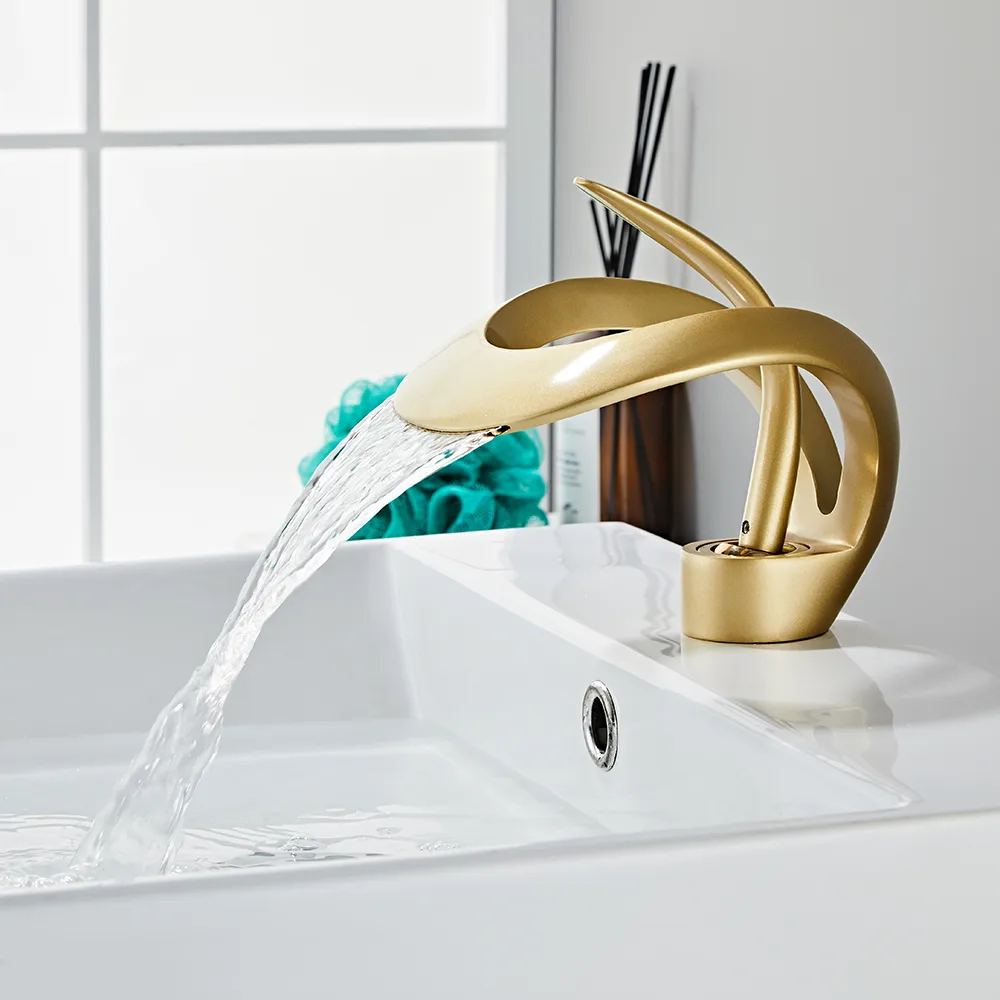 Waterfall Bathroom Sink Faucet — image 23