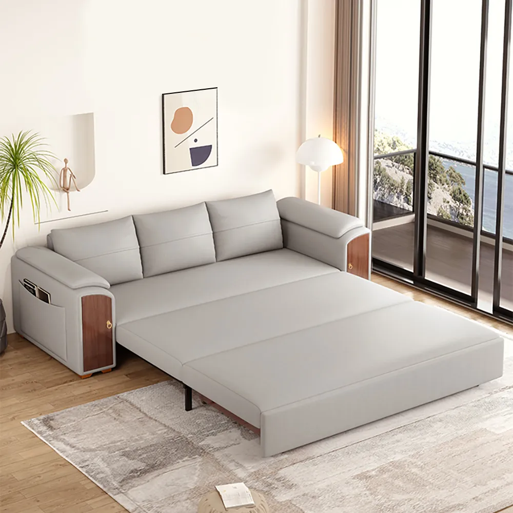 94.5" Pull Out Sofa Bed Convertible Sleeper with Lift-top Coffee Table — image 5