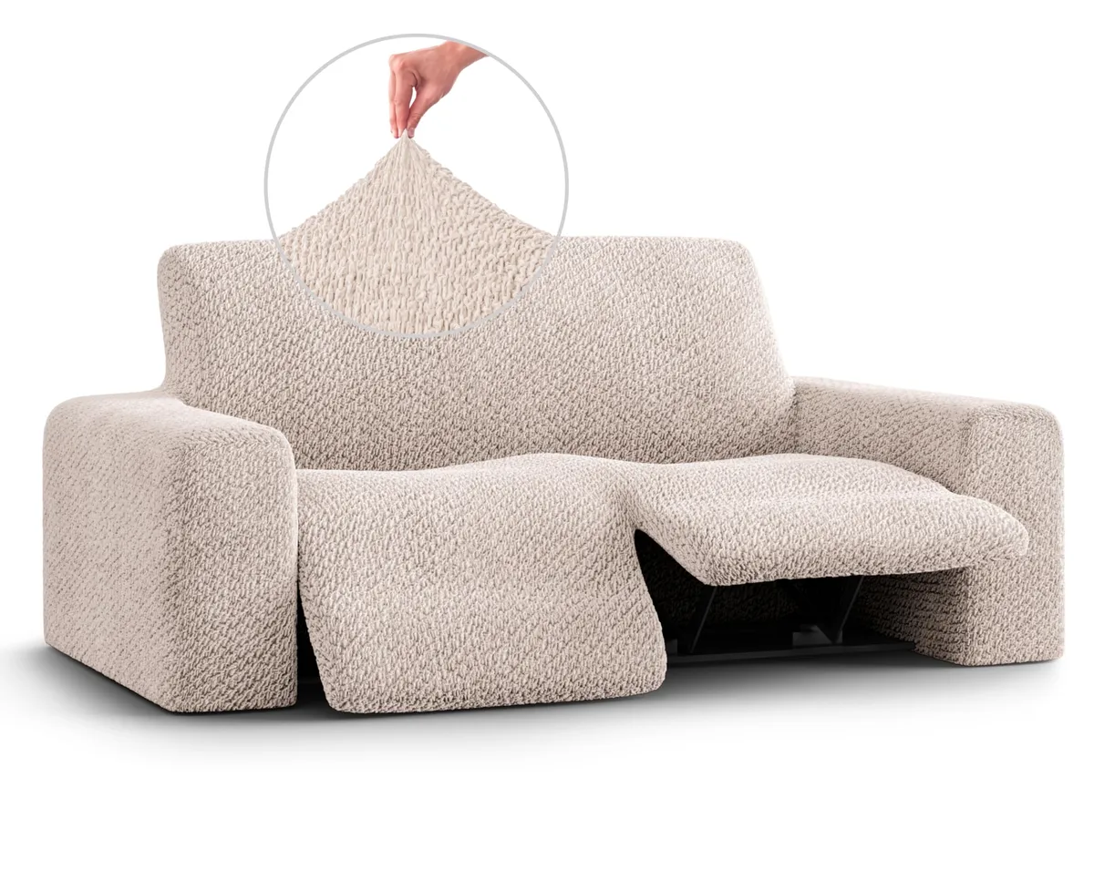 Recliner Loveseat Slipcover - 1-Piece Furniture Protector - Form Fit, Machine Washable -VelvetCollection — image 11