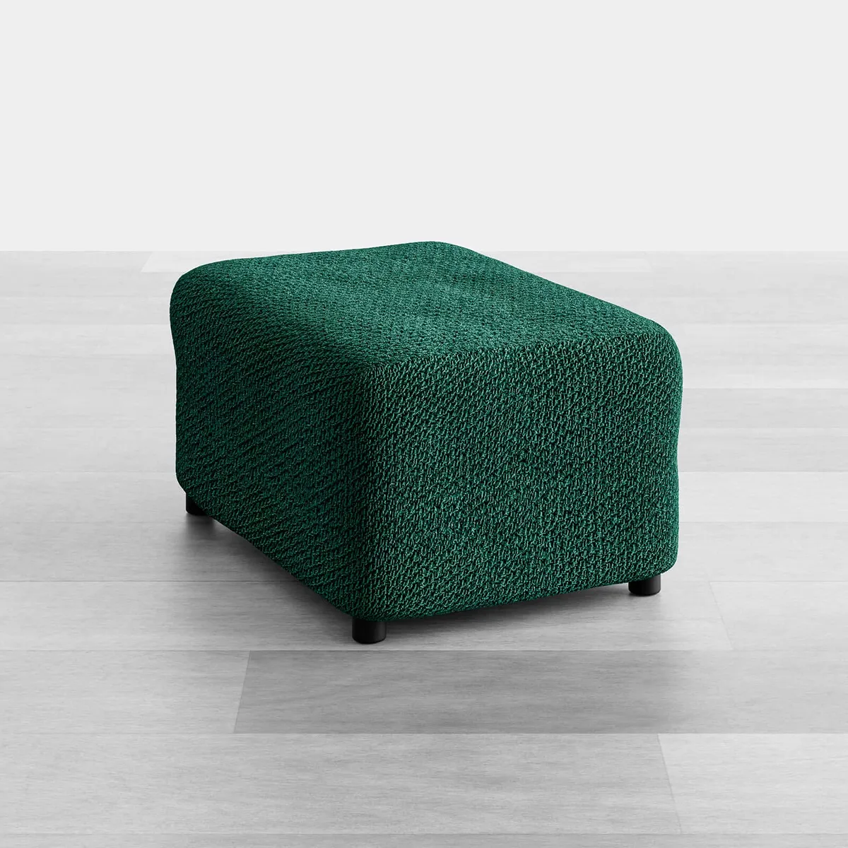 Ottoman Slipcovers - 1-Piece Furniture Protector - Form Fit, Machine Washable -VelvetCollection — image 3