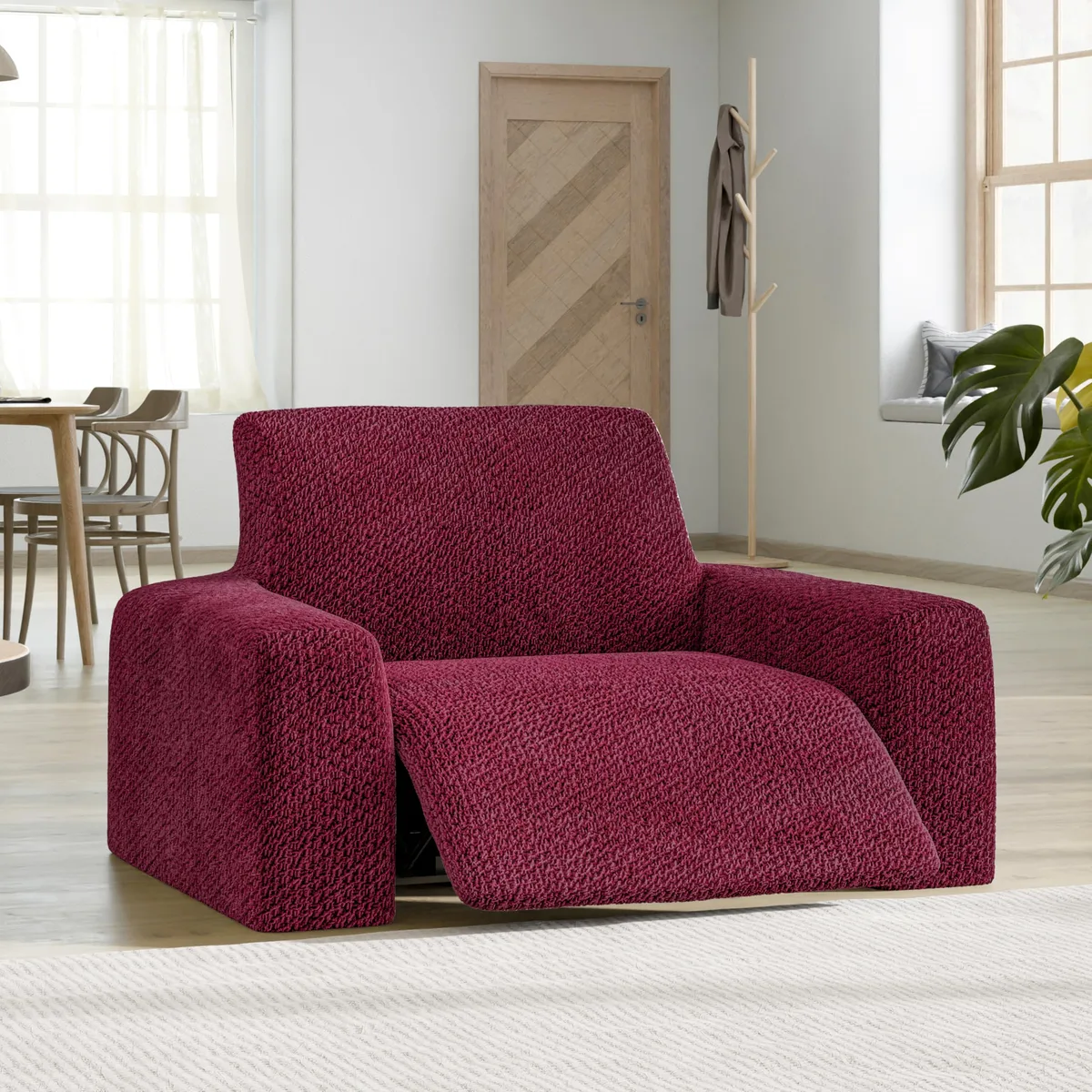 Recliner Chair Slipcover - 1-Piece Furniture Protector - Form Fit, Machine Washable -VelvetCollection — image 10