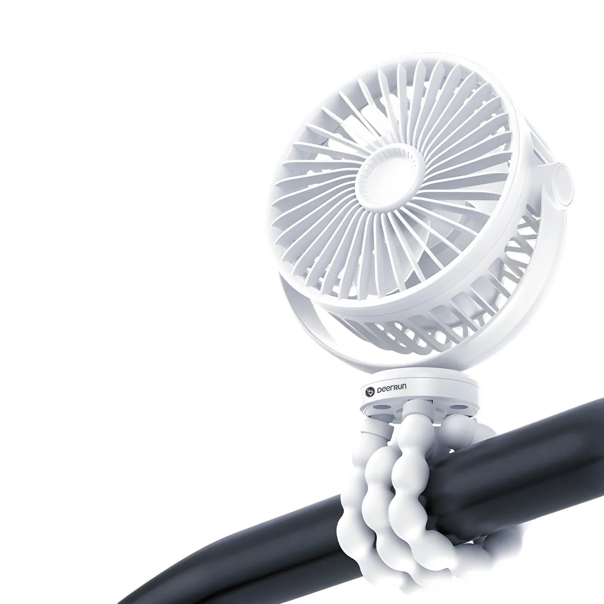 Battery Powered Treadmill Fan, Flexible Tripod Clip-on Fan — image 3