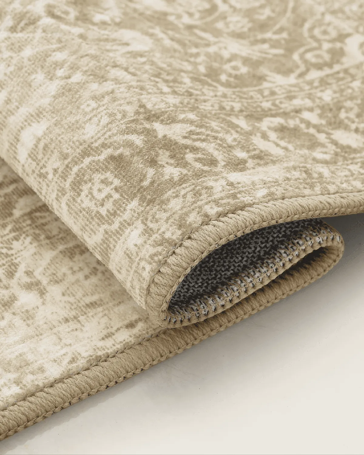 Antique Terracotta Washable Area Rug — image 3