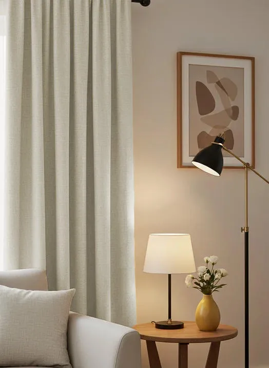 Zoe Linen Look Soft Custom Curtain — image 4