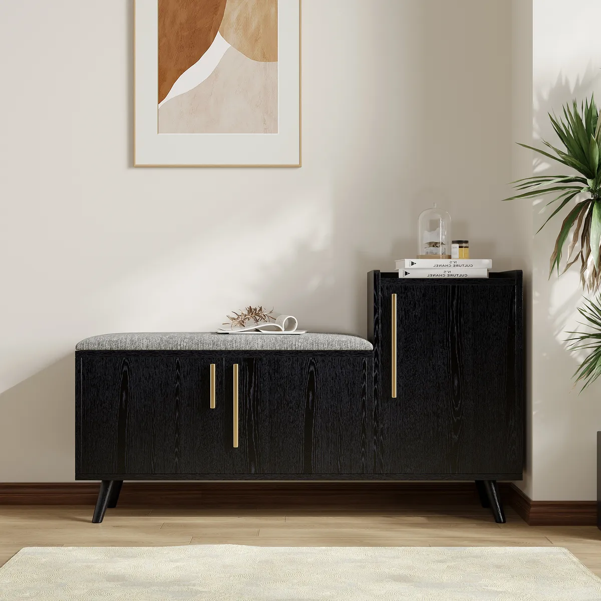 Shoe Storage Entryway Bench — image 12