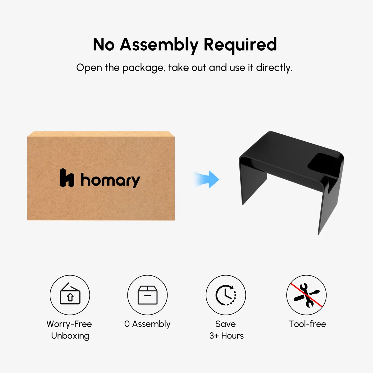 Oak Wood C-Style End Table — image 19