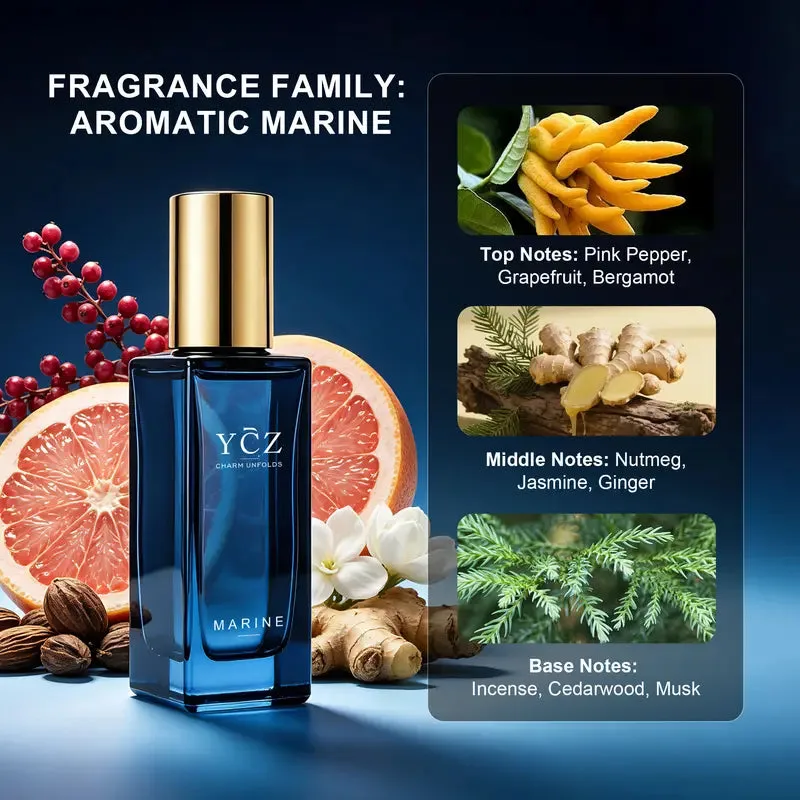 Midnight Marine Eau de Parfum, Unisex Perfume 0.85 fl oz /25ml | Long?Lasting Woody Aromatic Fragrance for Men & Women — image 5