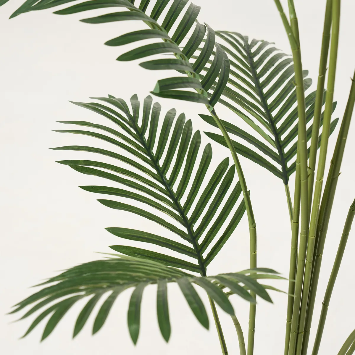 6 ft. Artificial Areca Palm Tree with Planter and Decorative Stones — image 9