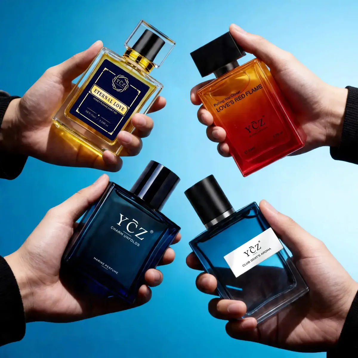 Unisex Fragrance Collection | 4 x 50 mL / 1.7 fl oz | Marine, Crimson Oud, Jade Breeze & Amber Glow | Men's & Women's Fragrance Collection — image 4