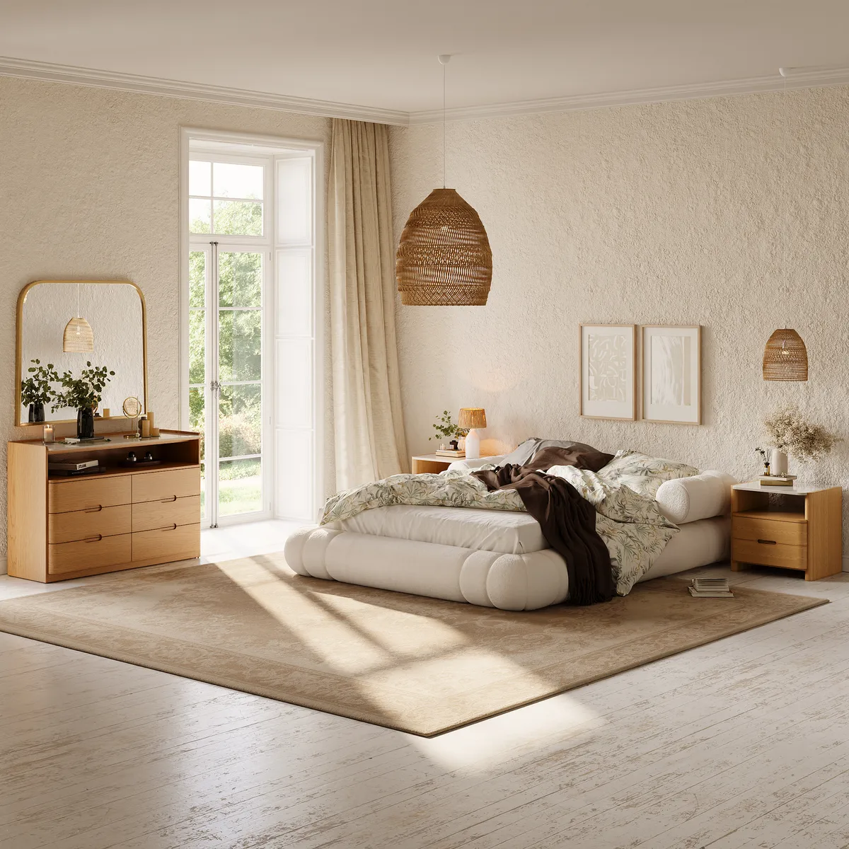 Arvona 47" 6-Drawer Dresser with Sintered Stone Top — image 5
