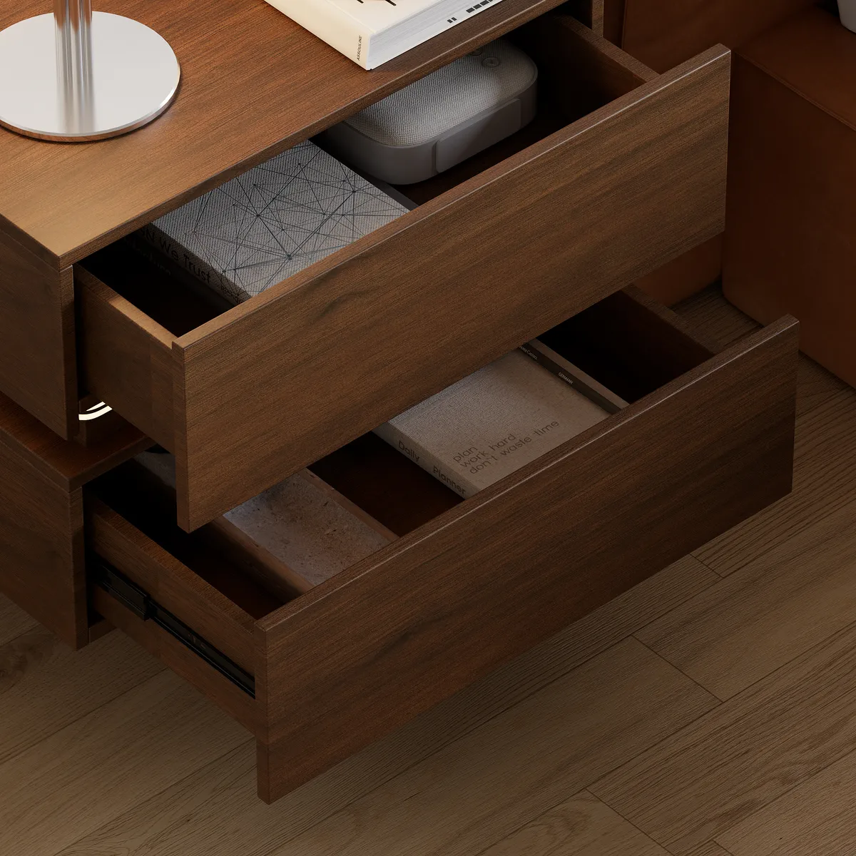 Lumio Floating Smart Nightstand with Charging Station & Light — image 11