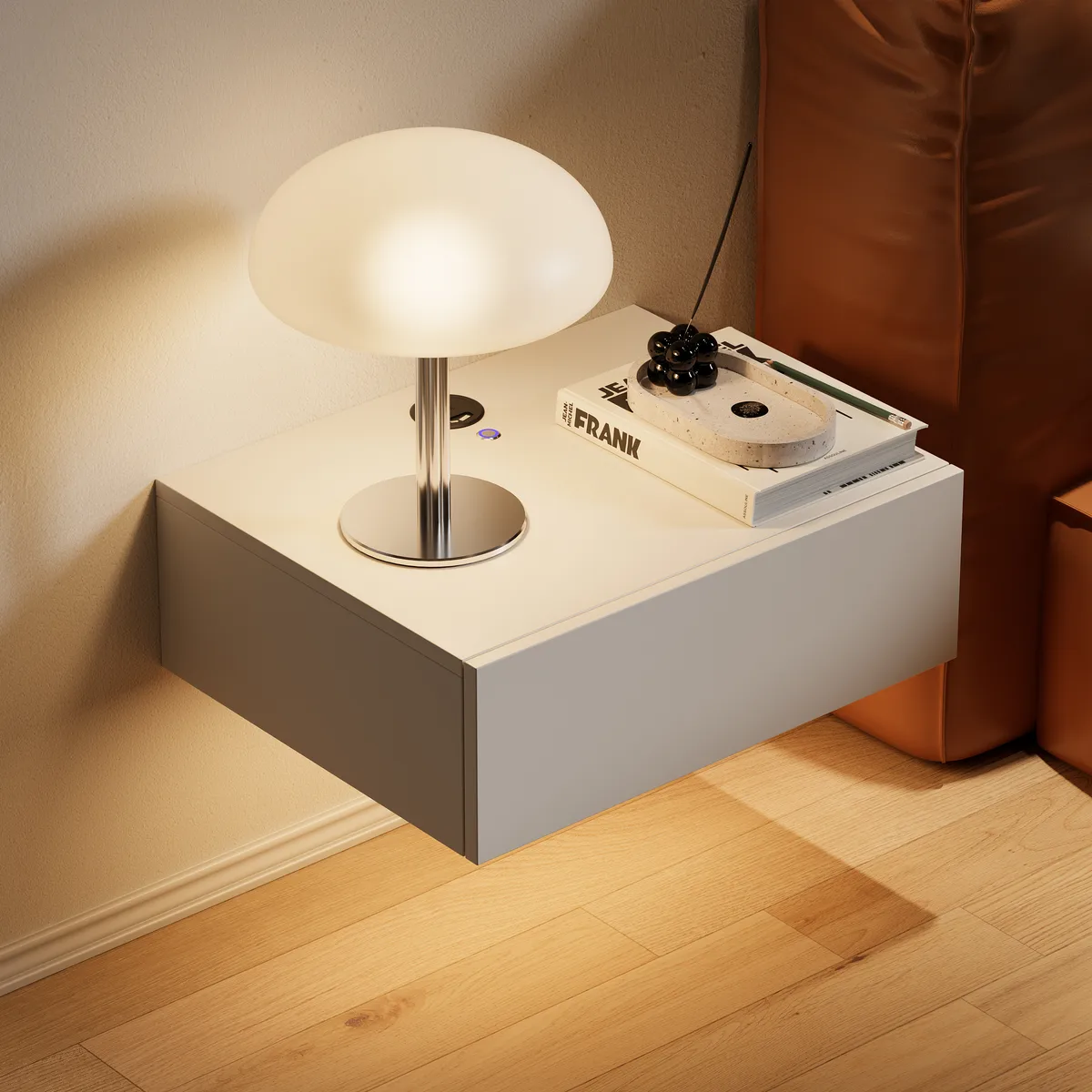 Lumio Floating Smart Nightstand with Charging Station & Light — image 12